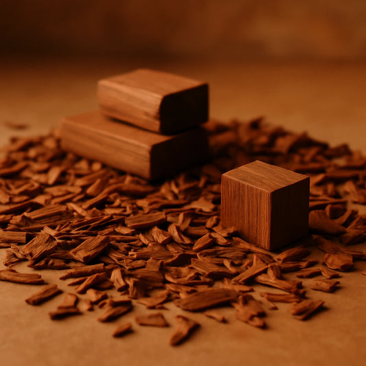 Ralight scented candle wood wick indian sandalwood background